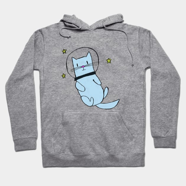 SPACE CAT Hoodie by ktludwig